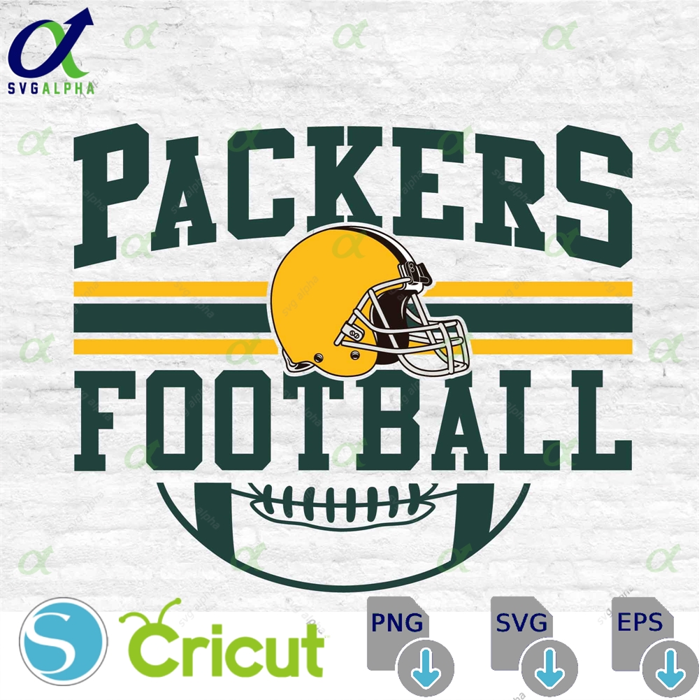 Packers Football Svg Football Svg Sports Svg Football Shirt Sublimation Designs Png Dxf Jpg Eps